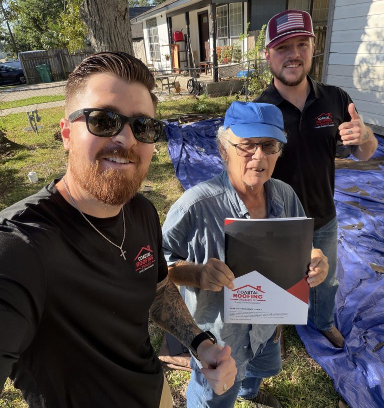 marvin harris (re roof and decking) customer photo cory & austin